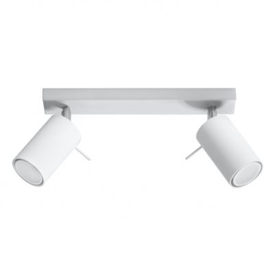 Plafon lampa do salonu/sypialni RING 2 biały SOLLUX (SL.0088)
